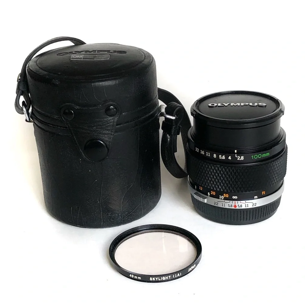 Olympus OM-SYSTEM E.Zuiko Auto-T 100mm f/2.8 Telephoto Camera Lens SN 152004